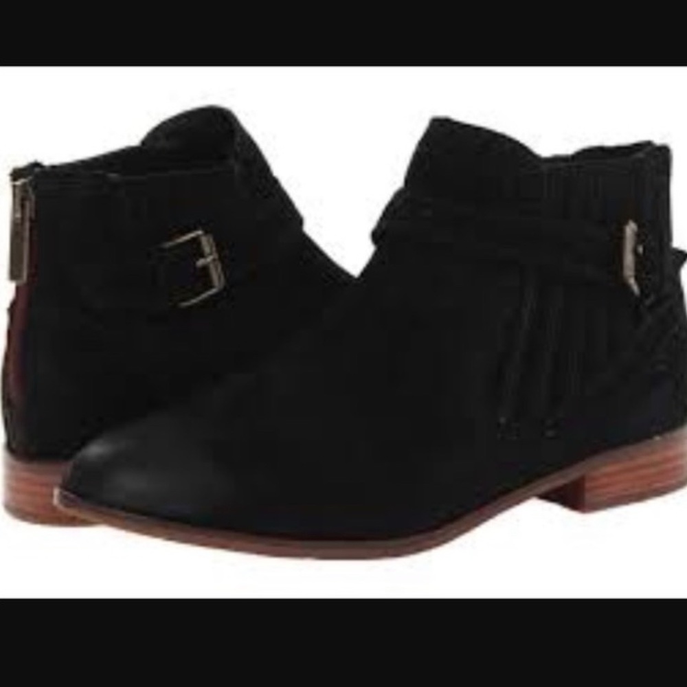 Womens DV Dolce Vita Charley Rear Zip Ankle Boots, Black